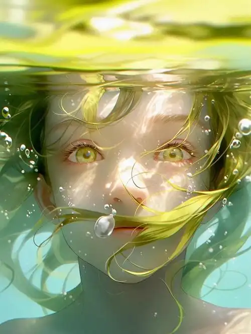 画廊画面三，林间漏下的一束光